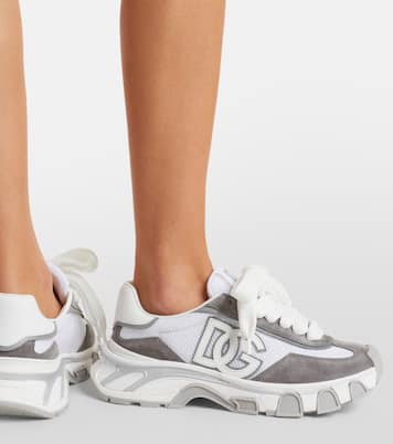 Sneakers Runner mit Veloursleder | Dolce&Gabbana