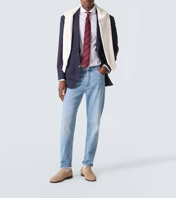 Mid-rise straight jeans | Brunello Cucinelli