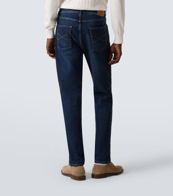 Mid-Rise Slim Jeans | Brunello Cucinelli
