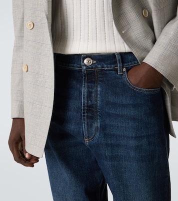 Mid-Rise Slim Jeans | Brunello Cucinelli
