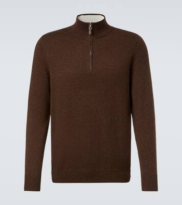 Mr Fenchurch cashmere half-zip sweater | Arch4