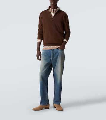 Mr Fenchurch cashmere half-zip sweater | Arch4