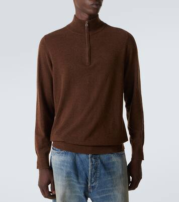 Mr Fenchurch cashmere half-zip sweater | Arch4