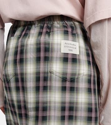 Izetta checked midi skirt | Acne Studios