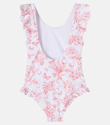 Floral ruffled swimsuit | Tartine et Chocolat