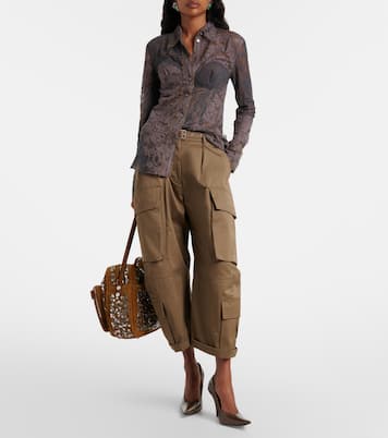 Cotton-blend lace shirt | Acne Studios