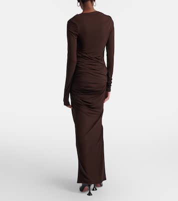 Draped maxi skirt | Entire Studios