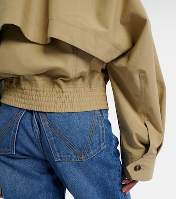 Blouson Intrecciato mit Leder | Bottega Veneta