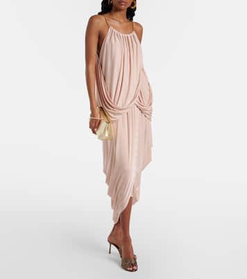 Chain-detail draped top | Xu Zhi