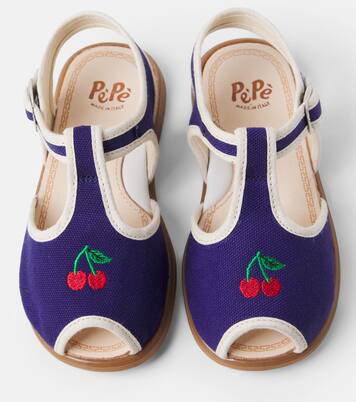 Alex embroidered canvas sandals | PèPè