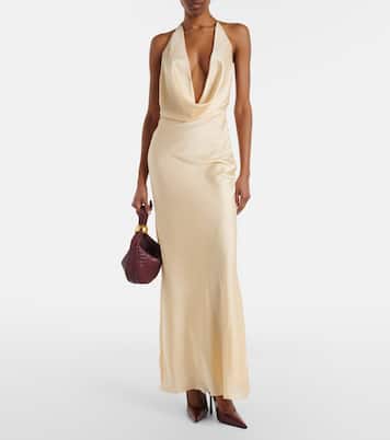 Abito lungo in chiffon | Rotate