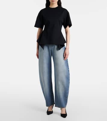 T-Shirt aus Baumwoll-Jersey | Alaïa