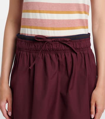 Midirock aus Popeline | Prada