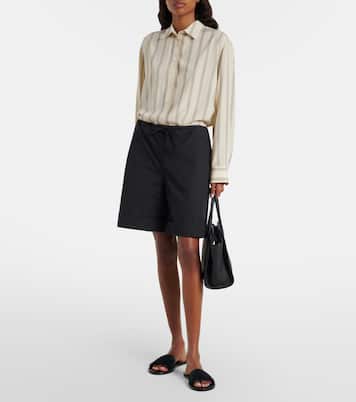 حقيبة بمقبض علوي من الجلد Marlo 12 | The Row