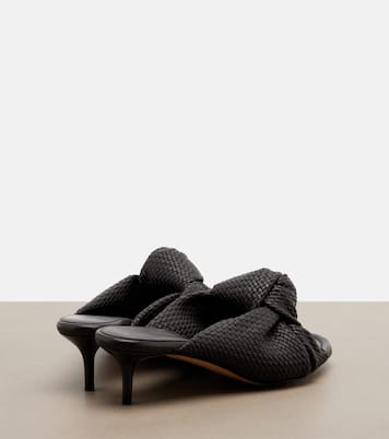 Cherry Intreccio leather sandals | Bottega Veneta