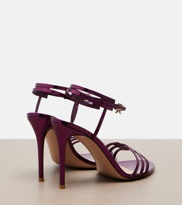 Metallic leather sandals | Gianvito Rossi