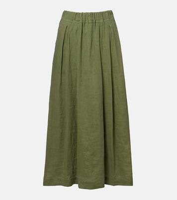 Linda linen maxi skirt | Velvet