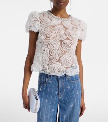 Tulle lace top | Self-Portrait
