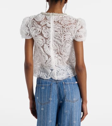 Tulle lace top | Self-Portrait