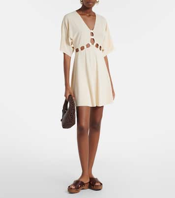 Connection cutout jersey minidress | Eres