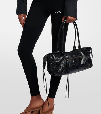 Le City East-West leather shoulder bag | Balenciaga