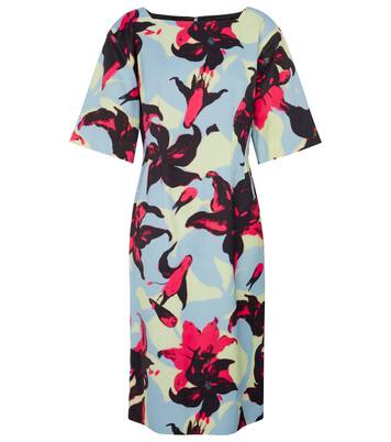 Robe midi à fleurs | Dries Van Noten