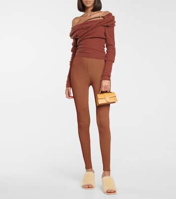 Leggings Le Legging Arancia aus Strick | Jacquemus