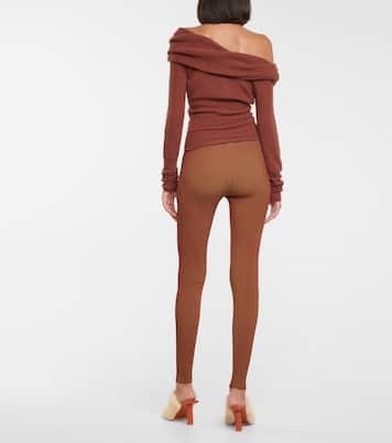 Leggings Le Legging Arancia aus Strick | Jacquemus