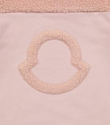 Baby logo cotton-blend sweatshirt dress | Moncler Enfant