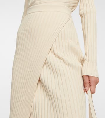 Midirock aus Rippstrick | Stella McCartney