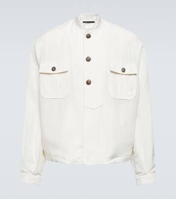Blazer in lino e seta | Giorgio Armani