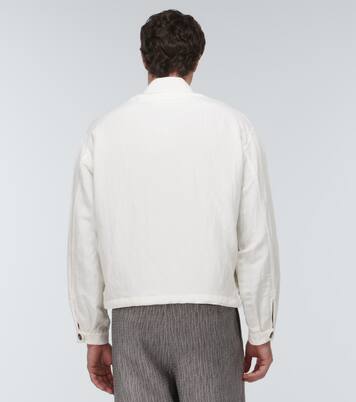 Blazer in lino e seta | Giorgio Armani