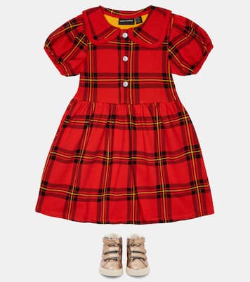 Printed cotton dress | Mini Rodini