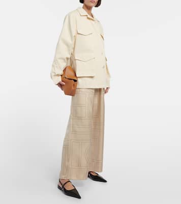 T-Lock leather clutch | Toteme