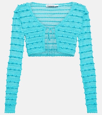 Verzierter Cardigan aus Strick | Self-Portrait