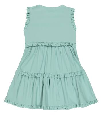 Ruffle-trimmed jersey dress | Il Gufo