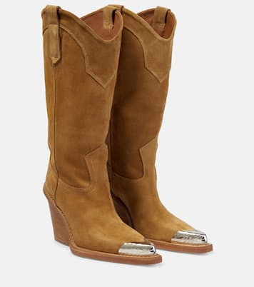Dakota suede cowboy boots | Paris Texas