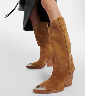 Dakota suede cowboy boots | Paris Texas