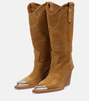 Dakota suede cowboy boots | Paris Texas