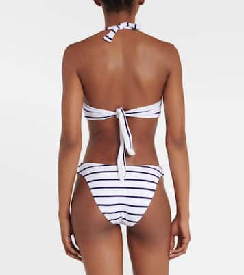 Culotte de bikini Paris rayée | Melissa Odabash