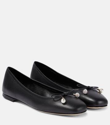 Ballerinas Elme aus Leder | Jimmy Choo