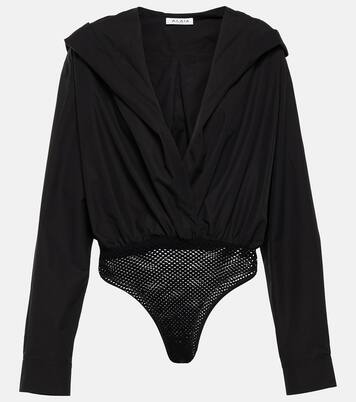 Hooded cotton bodysuit | Alaïa