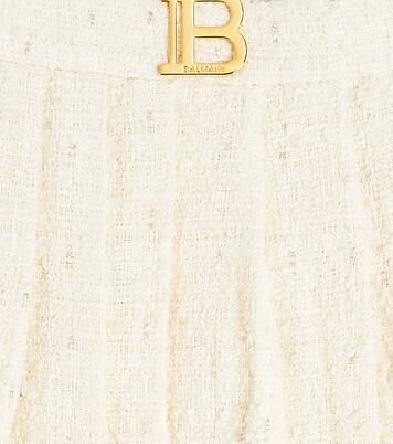 Shorts aus Tweed | Balmain Kids