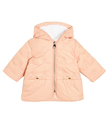 Baby embroidered puffer jacket | Chloé Kids