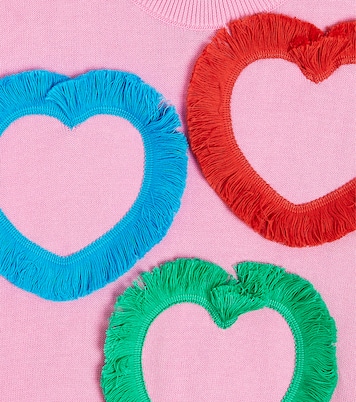 Appliqué cotton sweater | Stella McCartney Kids