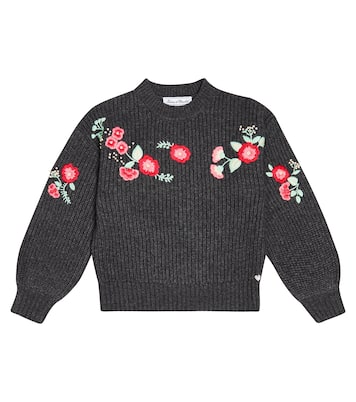 Embroidered wool-blend sweater | Tartine et Chocolat