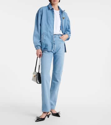 Jean droit à taille haute | Prada