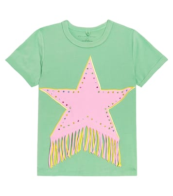 Embellished cotton T-shirt | Stella McCartney Kids