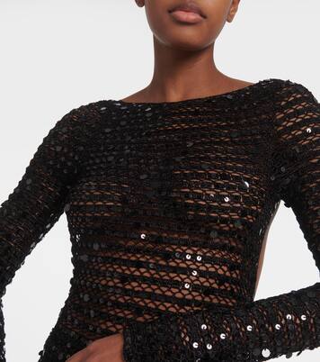 Maxikleid mit Pailletten | Aya Muse