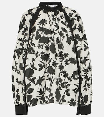 Top Gaetana de algodón floral | Max Mara